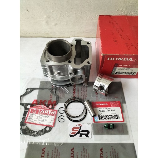 BLOK SEHER SET (KVB) HONDA ORIGINA  VARIO TEKNO 110 cc    VARIO CW NEW OLD LAMA    PRODUK SESUAI POTO