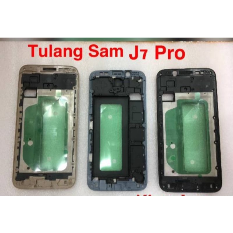 FRAME DUDUKAN LCD TENGAH SAMSUNG GALAXY J7 PRO J730 ORIGINAL