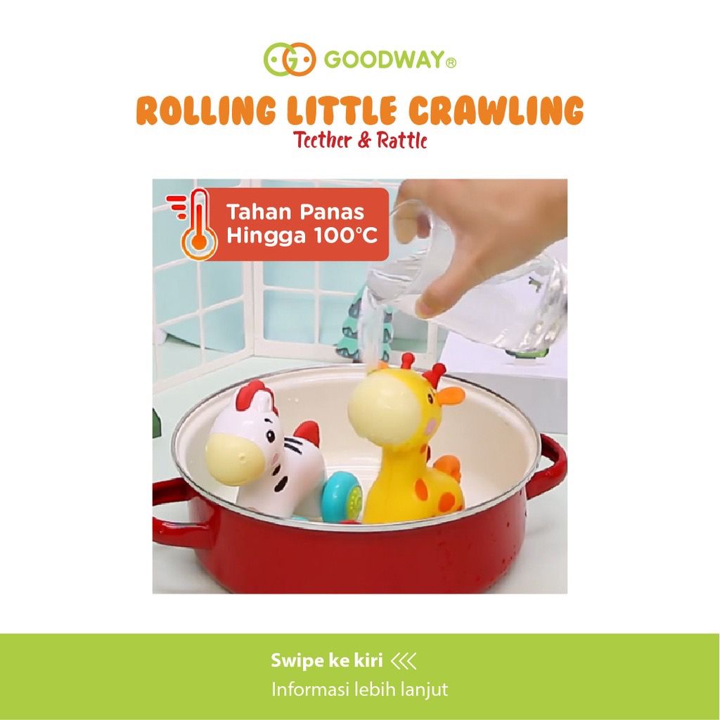 Mainan Anak - Goodway Rolling Animal Series / Mainan Edukasi Anak