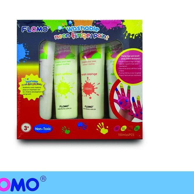 

NEW !! 3.3 Flomo Paket Hemat Finger Paint- Mainan Cat Anak [KODE 930]