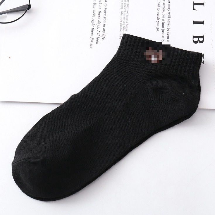 HC Kaos Kaki Wanita Pria Fashion Unisex Motif Beruang Kaos Kaki Wanita Import Kekinian-HITAM