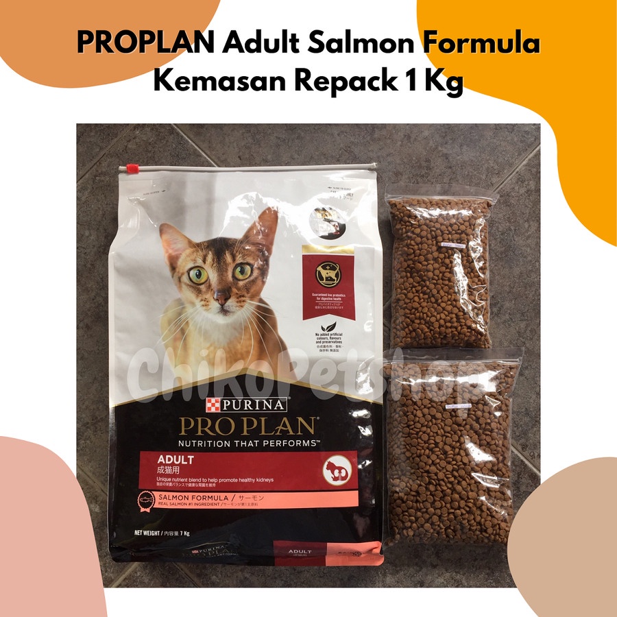 PROPLAN ADULT SALMON  ( REPACK ) paket 2 kg