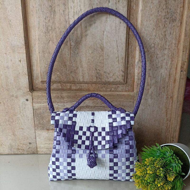 tas anyaman /tas jali jali/ tas jali slempang/tas jali sling lepas pasang
