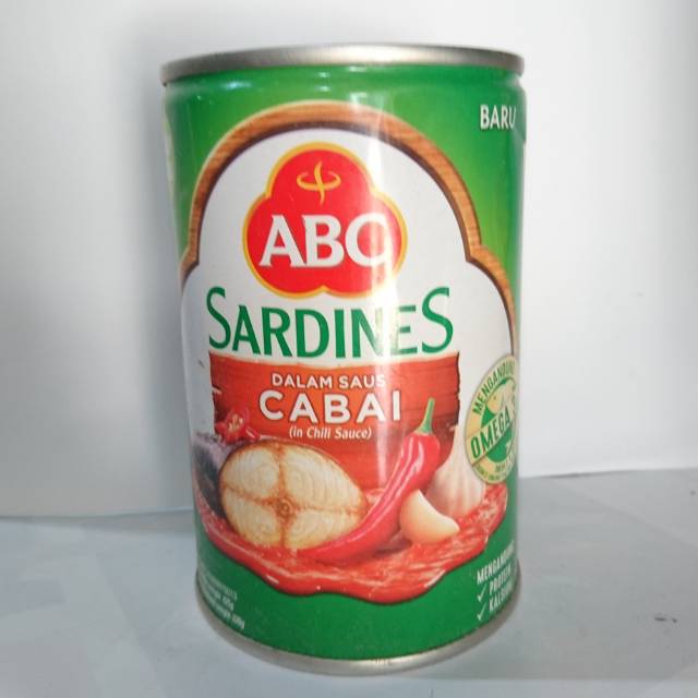 

Sardines abc cabai 425gr.
