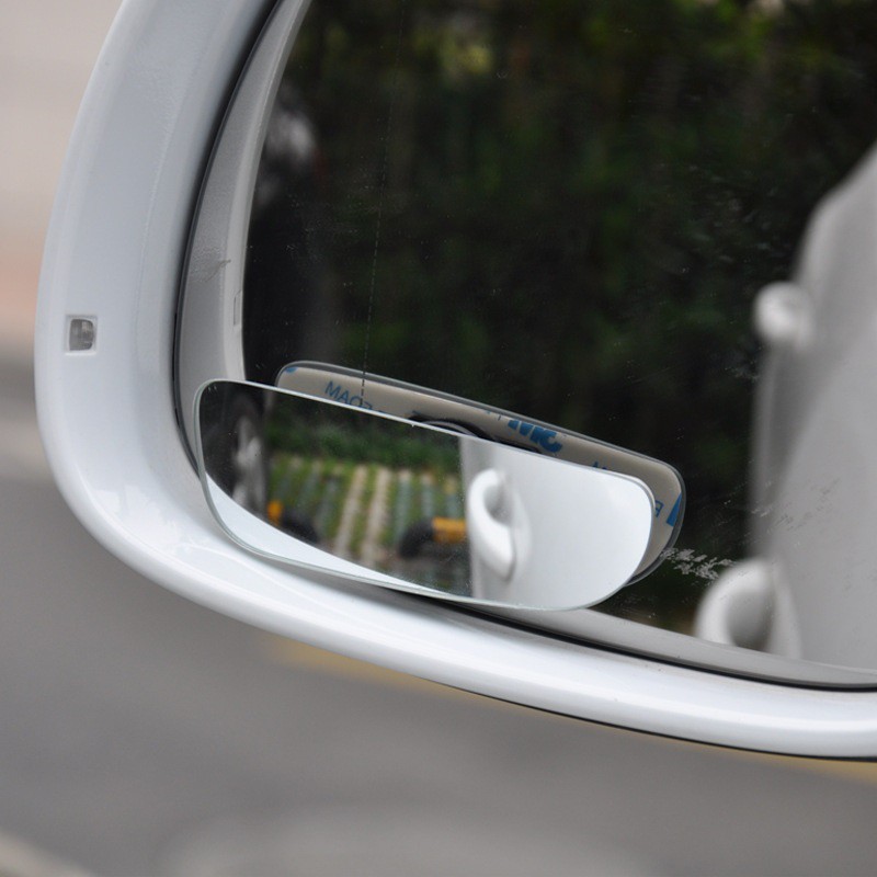 Kaca Cembung Spion Mobil PERSEGI PANJANG OVAL TANPA BINGKAI Non Frame mini Mirror