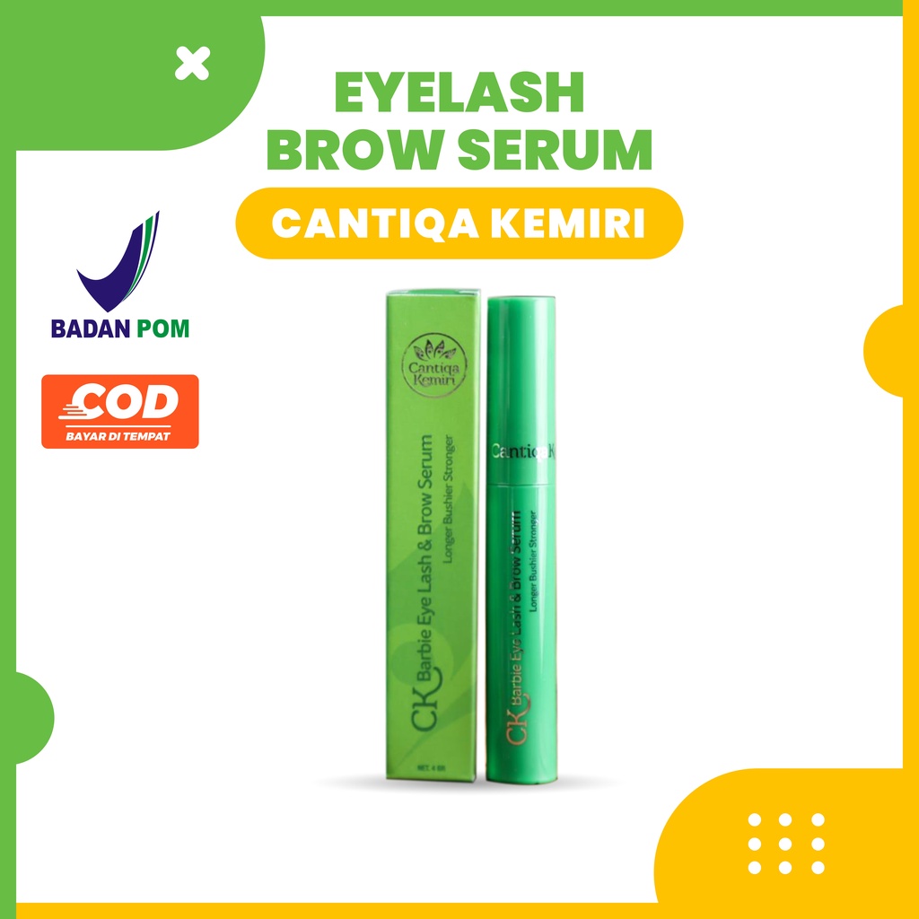 Serum bulu mata dan alis bpom halal cantiqa cantika kemiri asli