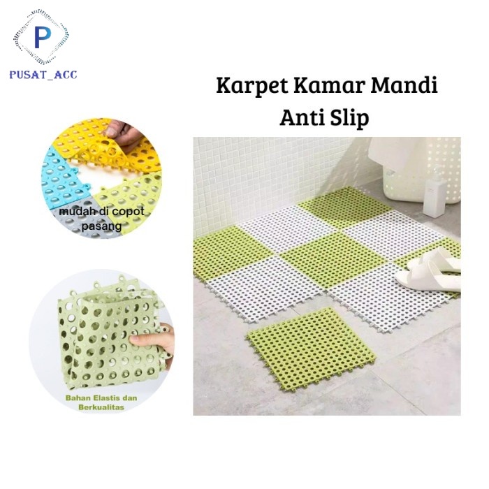 KAS2 - Karpet Lantai Kamar Mandi Anti Slip Alas Keset Dapur PVC