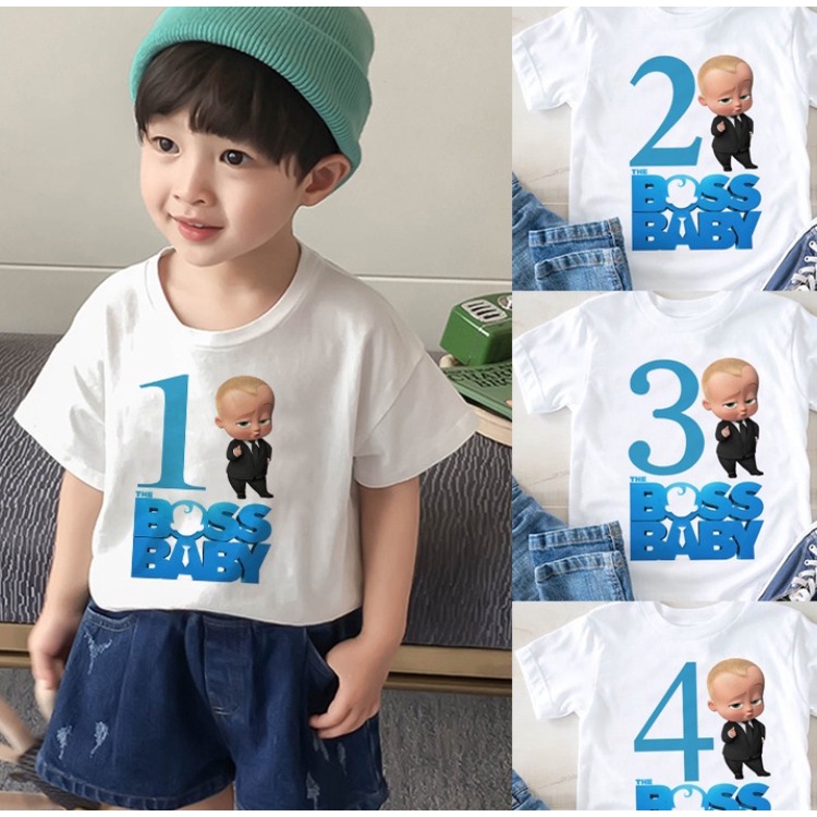 KAOS ANAK-ANAK BABY BOSS CUSTOM ANGKA