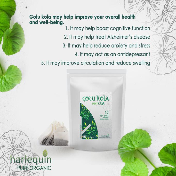 

[[BISA COD]] Gotu Kola Mint Tea 12 Tea bags Teh Daun Mint Pegagan Centella Asiatica DISKON Kode 90