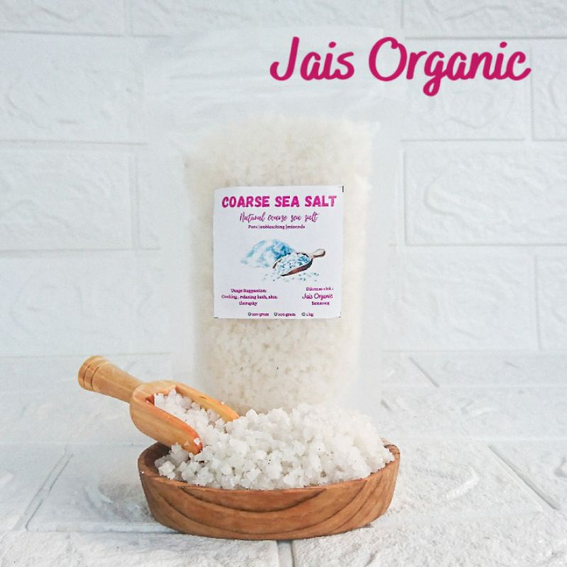 

Garam Laut Alami Kasar / Natural sea salt Coarse 250 gram