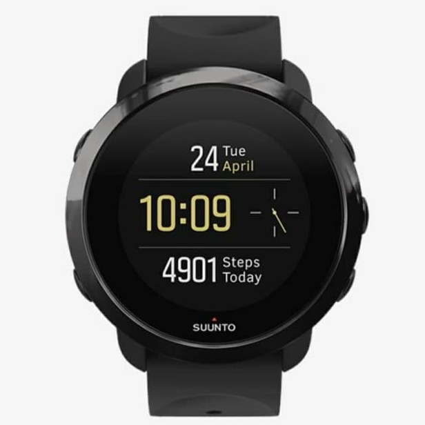 SUUNTO 3 FITNESS ALL BLACK ORIGINAL GARANSI RESMI