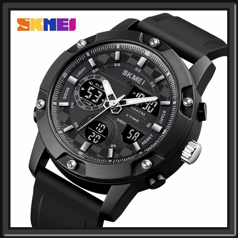 Jam Jm Tangan Pria Cowok Cwok Original Ori Remaja Dewasa Anti Air UM610 Skmei 1757 Jam Tangan Pria