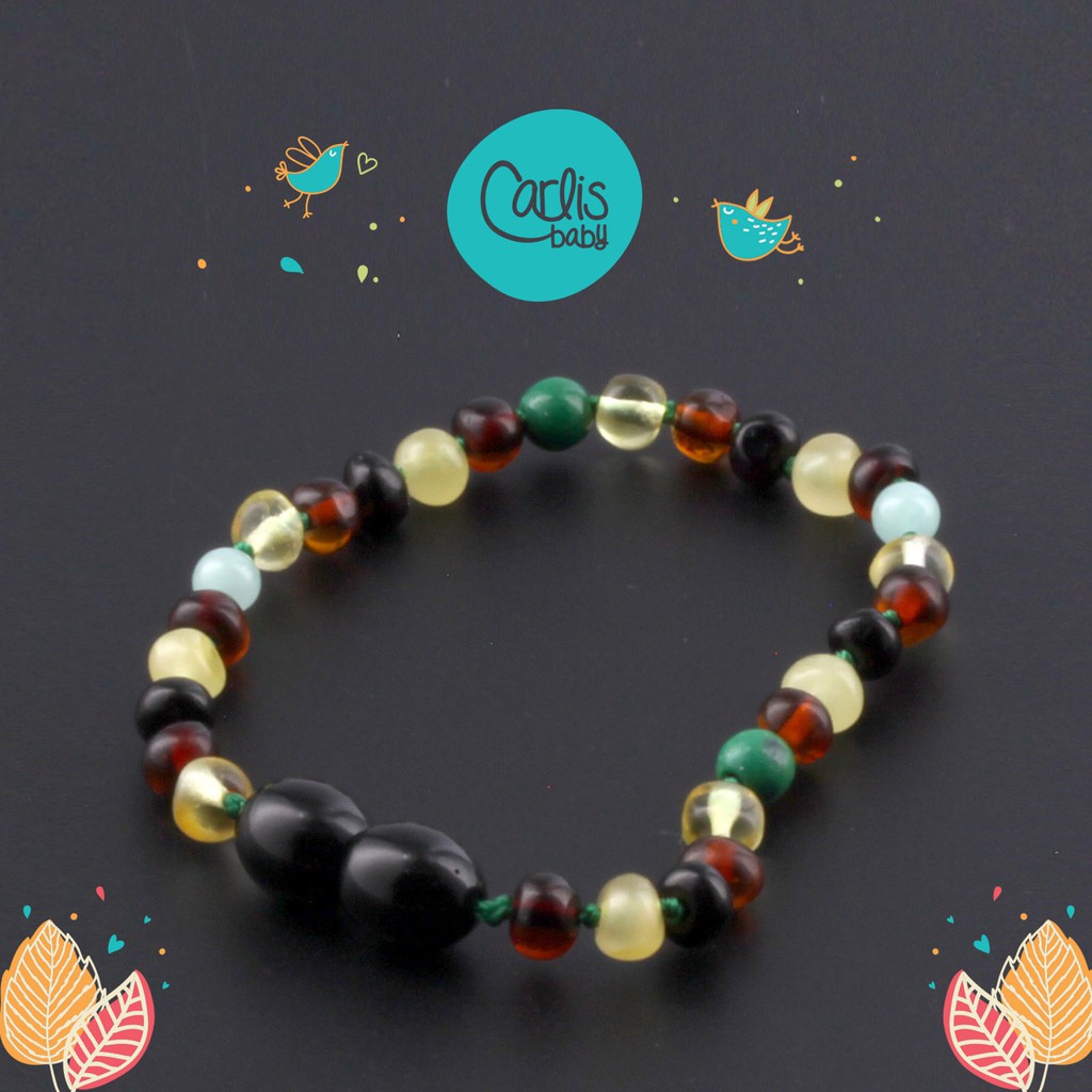 AGL42 Gelang Amber Tumbuh Gigi Bayi By Carlis Baby