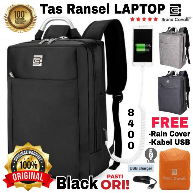 tas ransel laptop pria branded