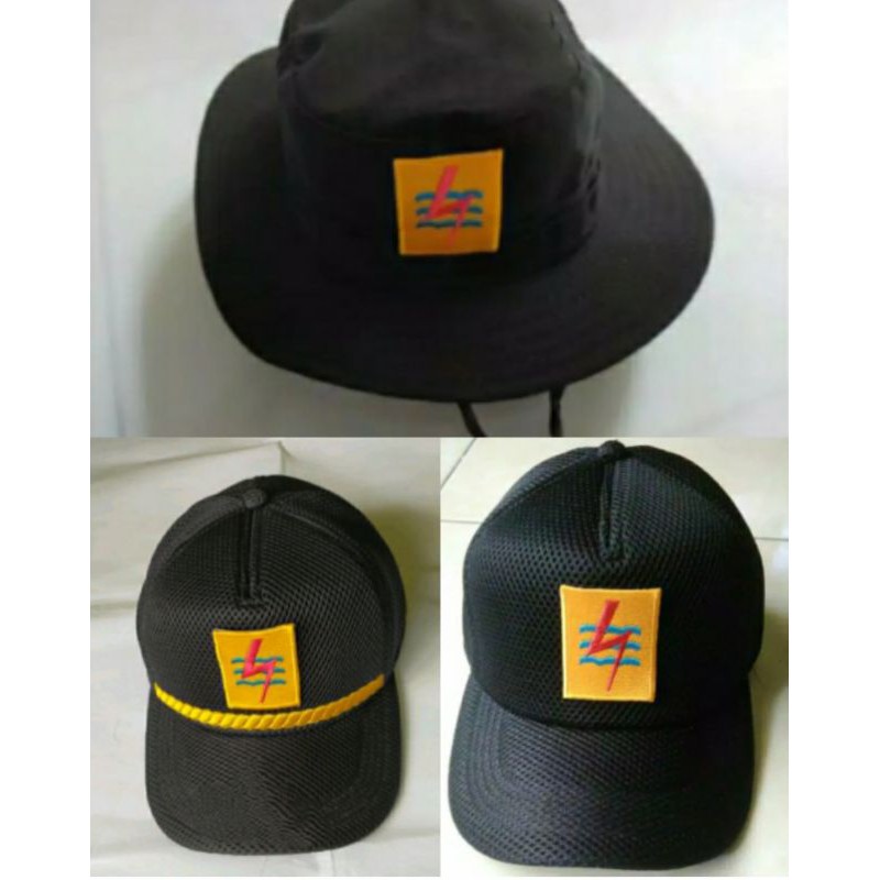 Topi PLN topi jaring PLN topi rimba PLN