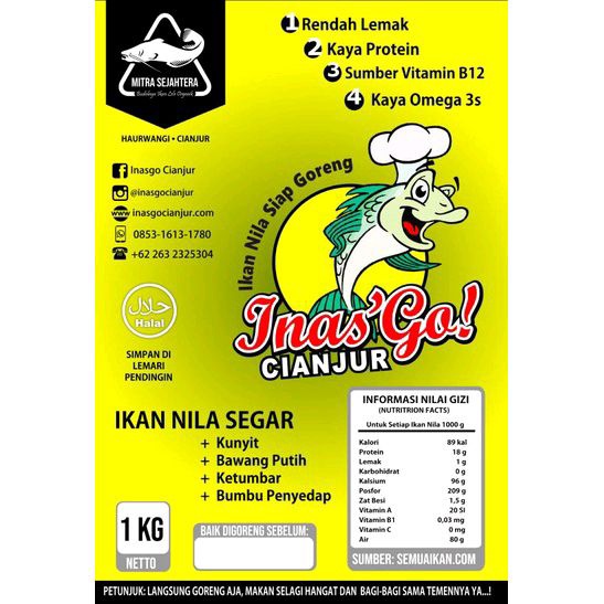 

VIRAL..!! INASGO IKAN NILA SIAP GORENG BERSIH DAN HIGENIS