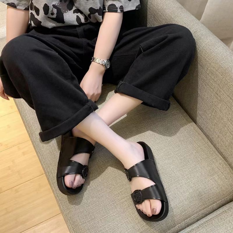 Sandal Tawana kancing slop/Sandal Fliptop Wanita import RF