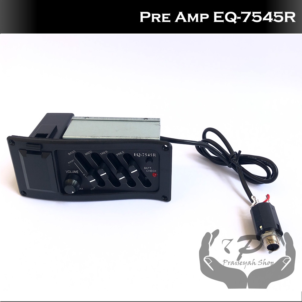 Pre Amp Equalizer Gitar Akustik EQ 7545 R Preamp EQ7545