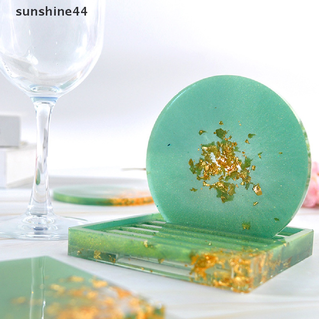 Sunshine Cetakan Epoxy Resin Bentuk Bulat Holder Gelas