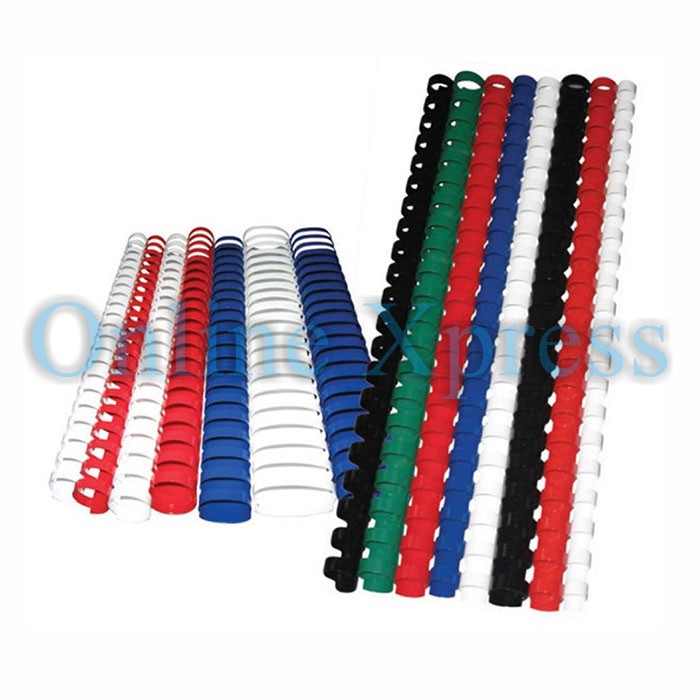 

Spiral Plastik Warna / Plastik Binding Warna 1" Hombo
