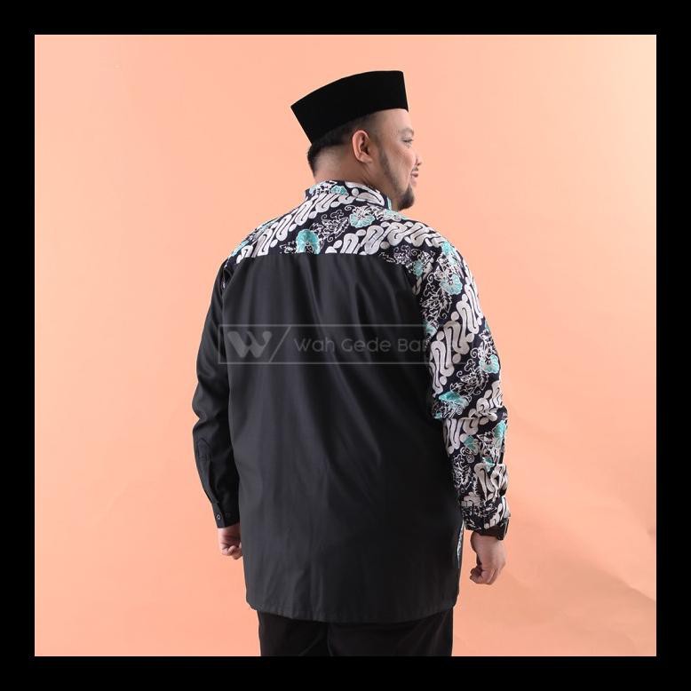 STOK BARU WGB KOKO BATIK PANJANG PRIA TUSCA BIG SIZE UKURAN BESAR JUMBO XXL XXXL KOKO LAKI-LAKI