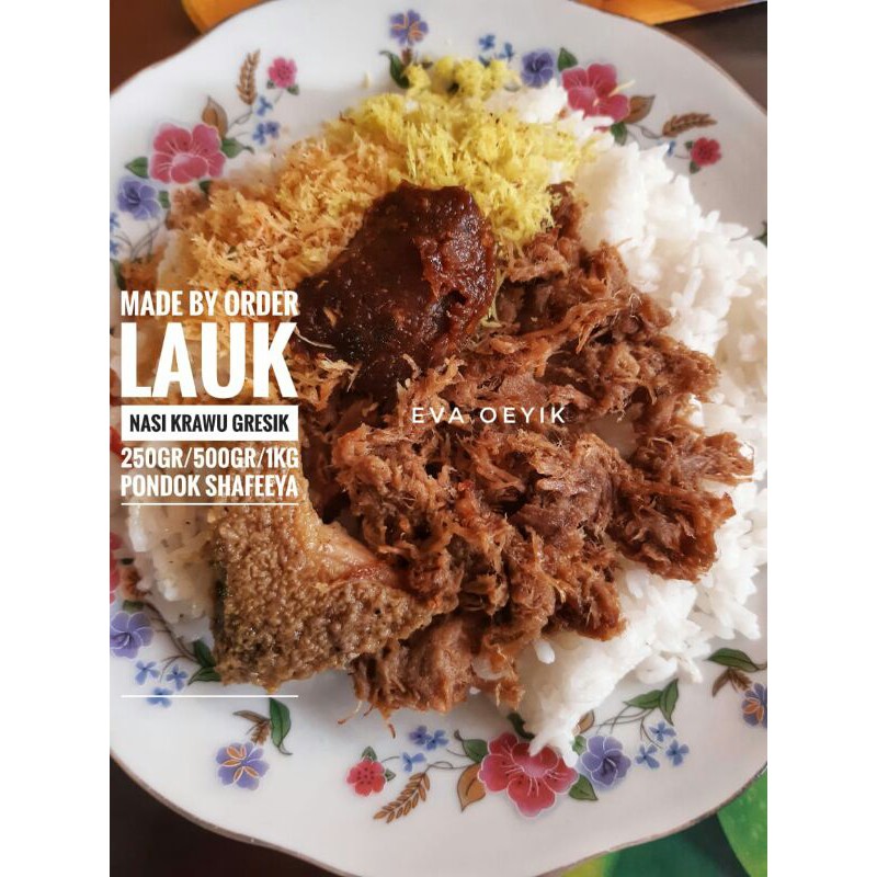 

LAUK Nasi Krawu Gresik Sego krawu