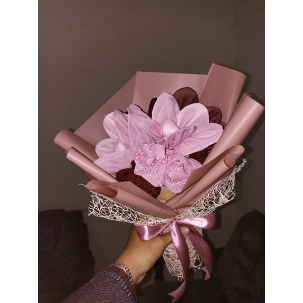 Buket hijab bella square isi 2
