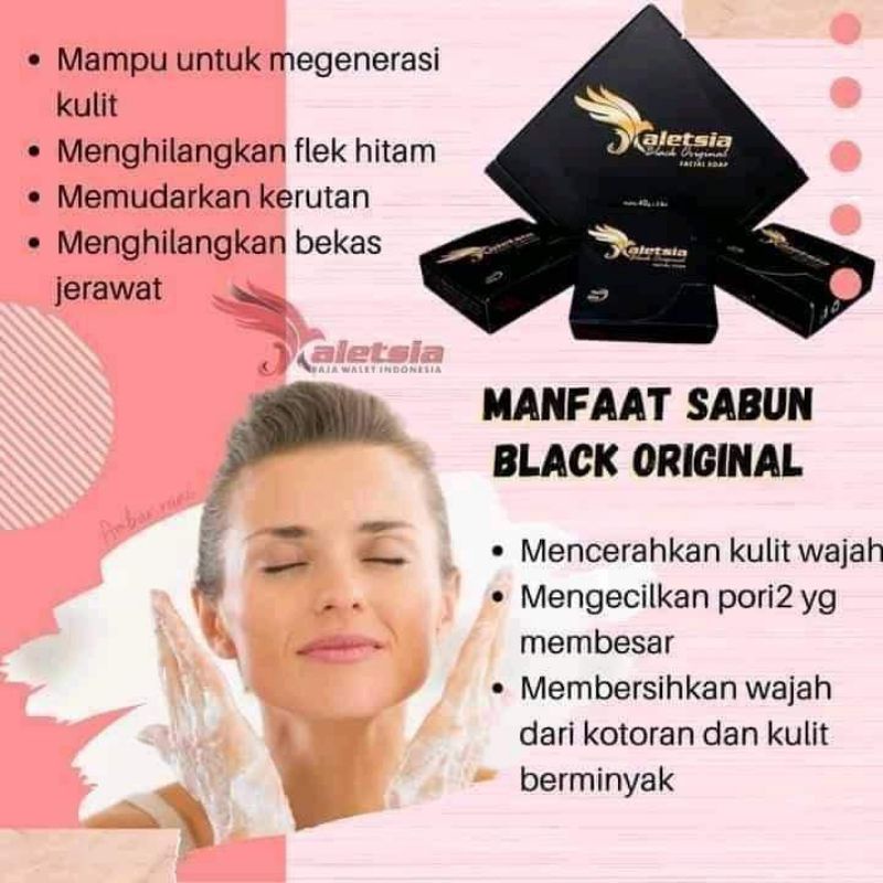 Sabun Wajah Raletsia Black Walet Original 25gram