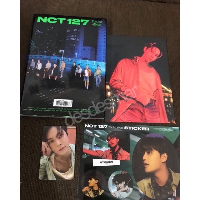 UNSEALED NCT ALBUM STICKER SEOUL CITY VERSION PC DOYOUNG SOLD OUT