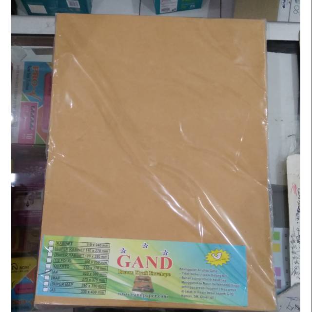 

Amplop Coklat A4