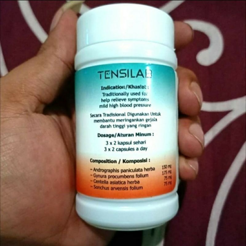 Tensilab Obat Hipertensi 100% Produk Asli Resmi BPOM