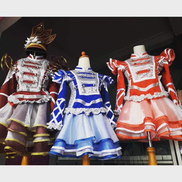 Kostum Mayoret TK/SD/SMP/SMA (warna,SIZE by request)