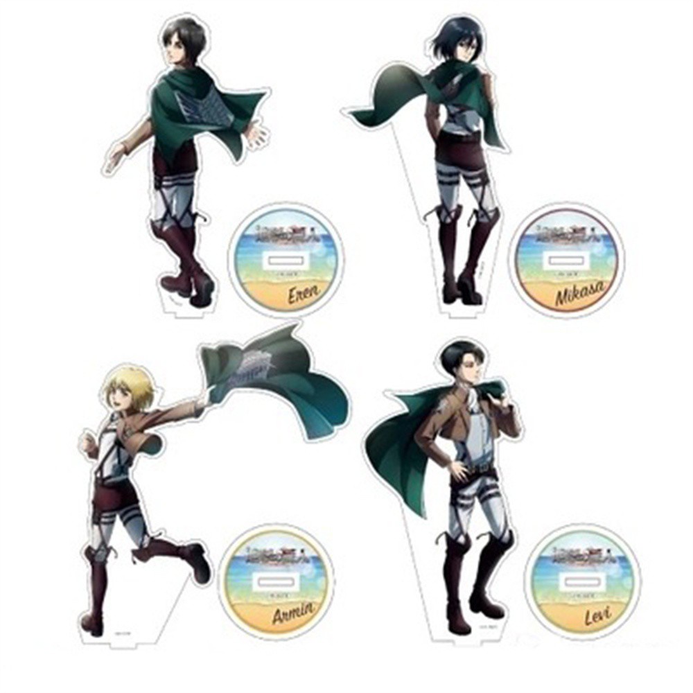 Lanfy Action Figure Attack On Titan Erwin Smith Attack On Titan Bahan Akrilik