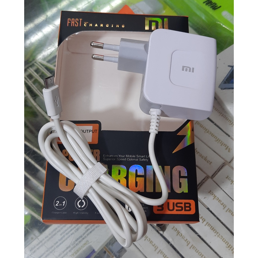 Travel Charger 3 USB 4in1 Murah Meriah