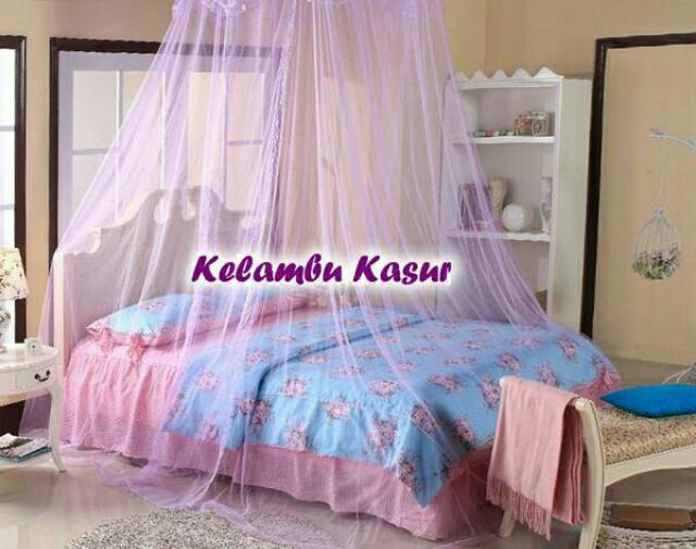 Kelambu Anti Nyamuk Kelambu Tempat Tidur Model Bulat Gantung Shopee Indonesia