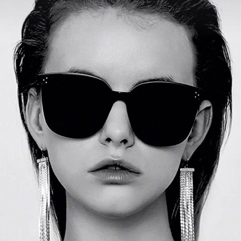 【CT】Kacamata Kotak Hitam Korean Fashion Sunglassess Wanita/Pria unisex