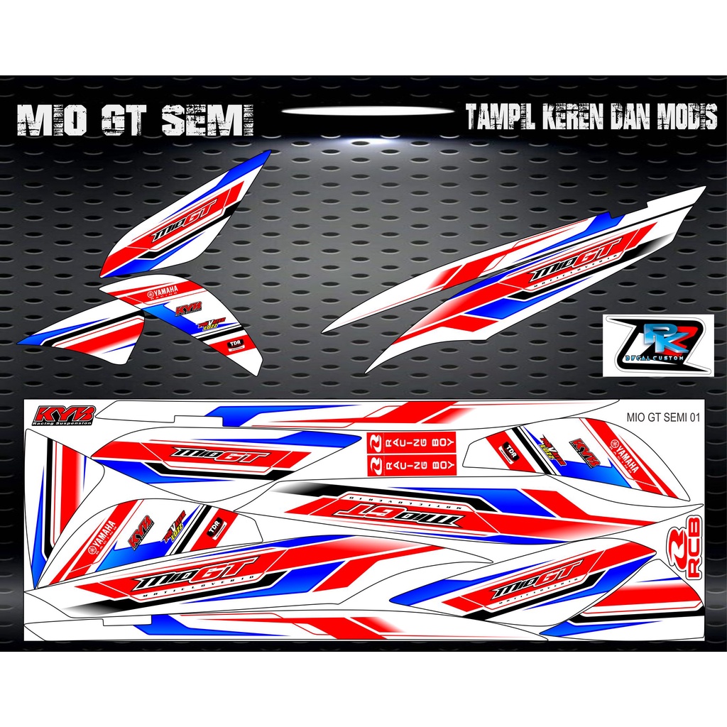 striping stiker yamaha mio gt variasi #yamaha mio gt racing #yamaha mio gt modif # yamaha mio gt sti