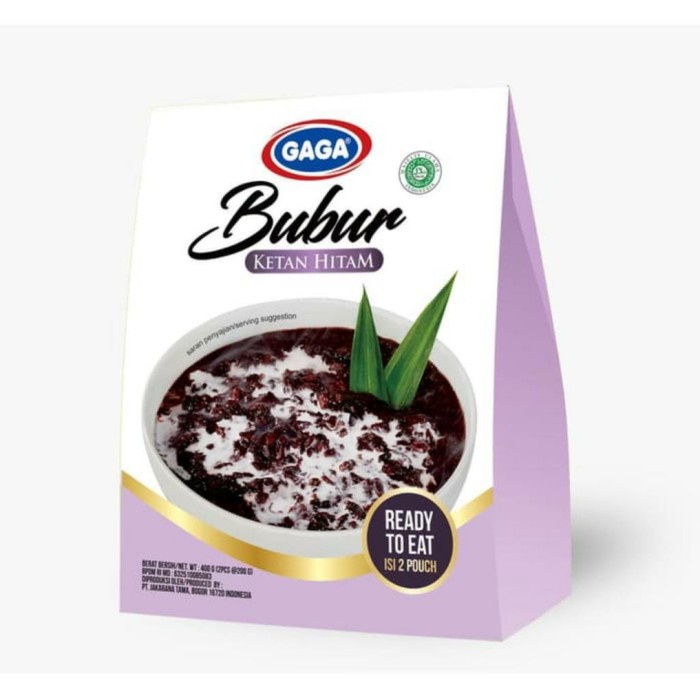 

bg20t01r Gaga Bubur Ketan Hitam 400 Gram Sv012Ss