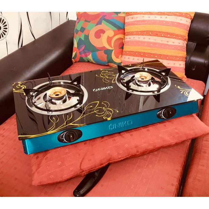 Kompor Gas Kaca Niko 2 Tungku - Terbaik 