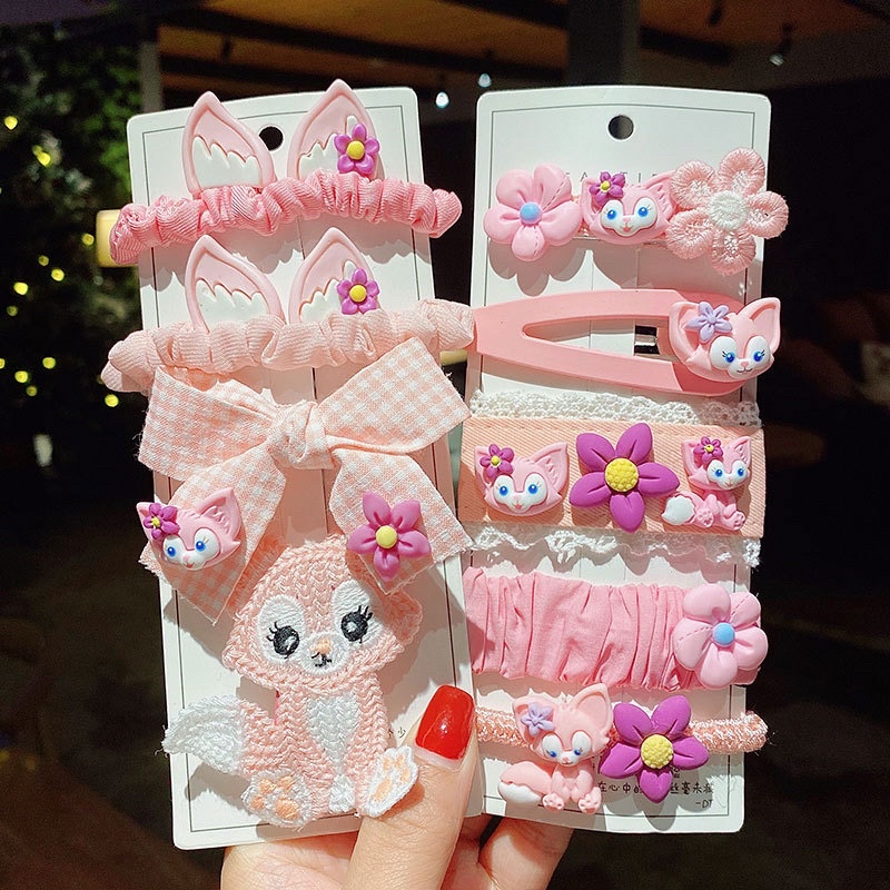 JEPIT RAMBUT ANAK PEREMPUAN KOREA FASHION LUCU / JEPITAN RAMBUT ANAK BALITA 1 SET 4PCS IMPORT