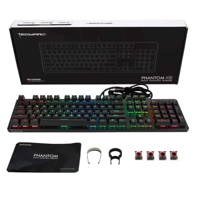 Tecware Phantom 104 RGB Mechanical Keyboard | Outemu RGB Keyboard | Keyboard Gaming