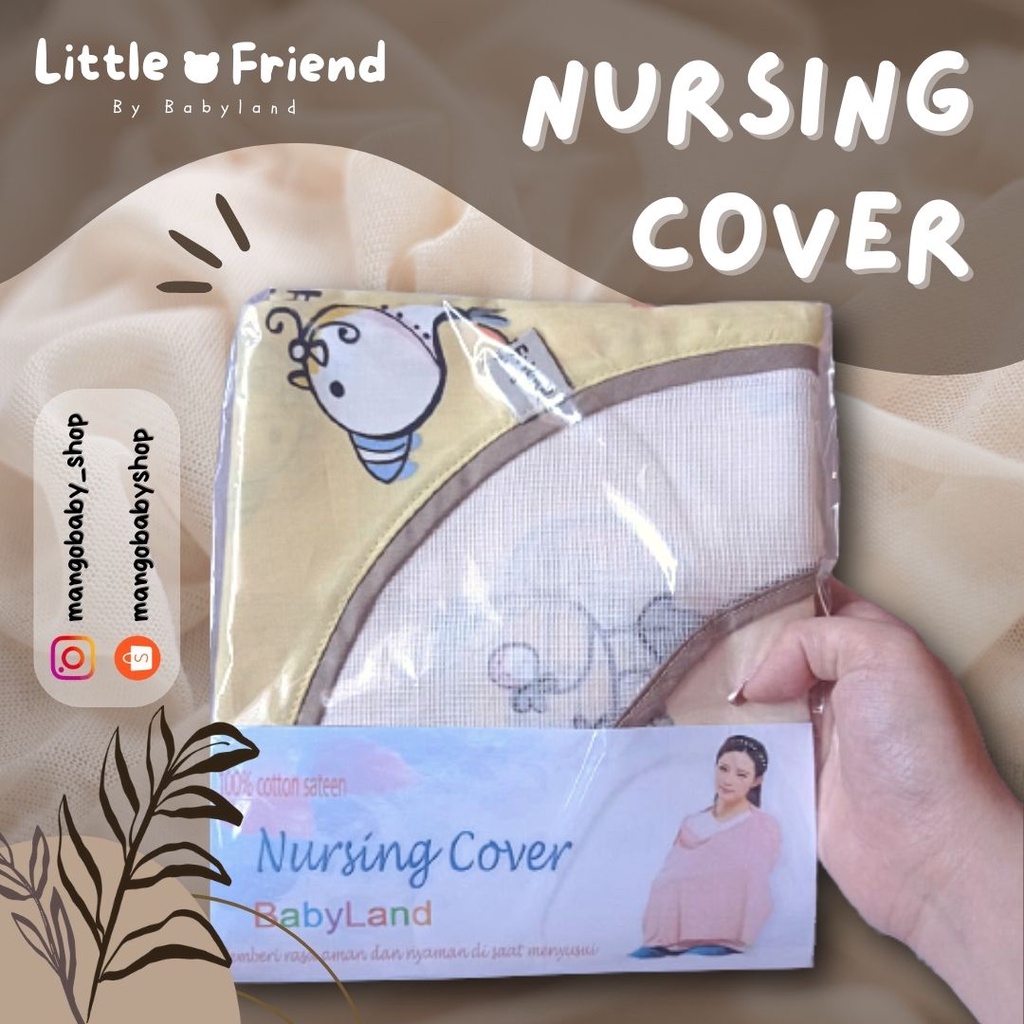 Babyland Nursing cover penutup menyusui penutup asi apron pelindung