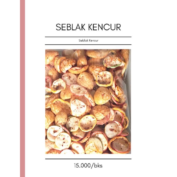 

seblak kencur 250gr