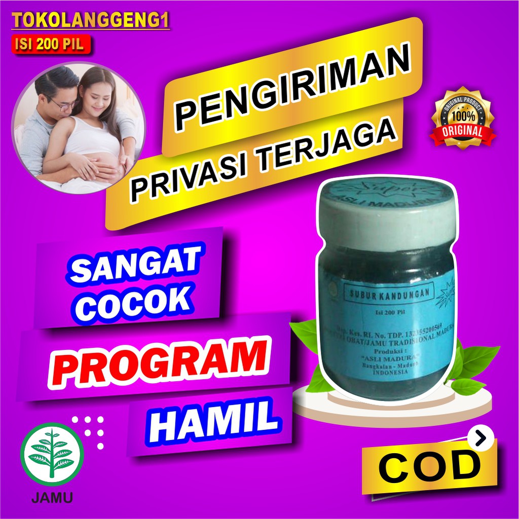 JAMU OBAT HERBAL PENYUBUR KANDUNGAN WANITA AGAR CEPAT HAMIL PROMIL ORIGINAL RAMUAN MADURA