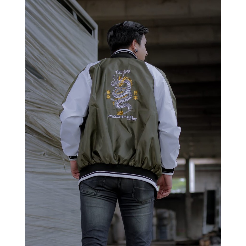 Jaket Sukajan Original Jepang/ Sukajan/ jaket sukajan/ Sukajan murayama/ Sukajan Jepang/ Sukajan Original Asli/ Jaket bomber pria/ Jaket Baseball pria