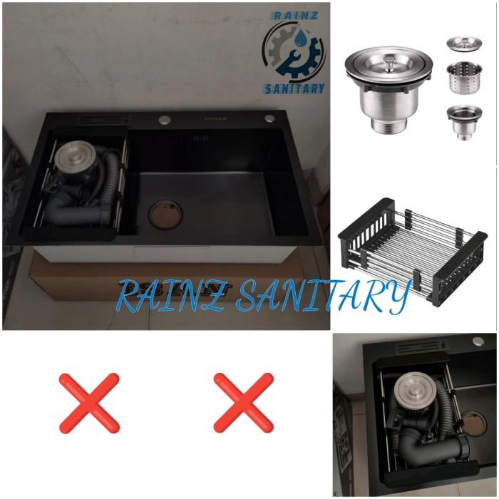 KITCHEN SINK ISAN 7545 SUS304 STAINLESS /BAK CUCI PIRING