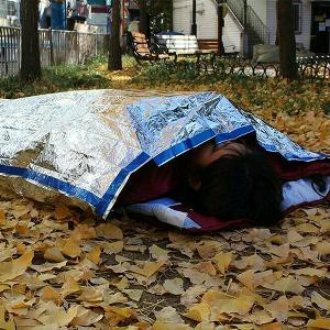 Promo Sleeping bag emergency darurat hipotermia not deuter   survival kit Diskon