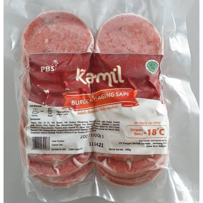 

Promo !! Kamil Beef Burger 300Gr