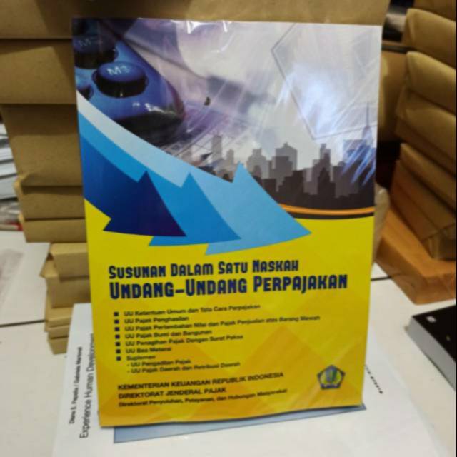 

Susunan dalam satu naskah undang undang perpajakan