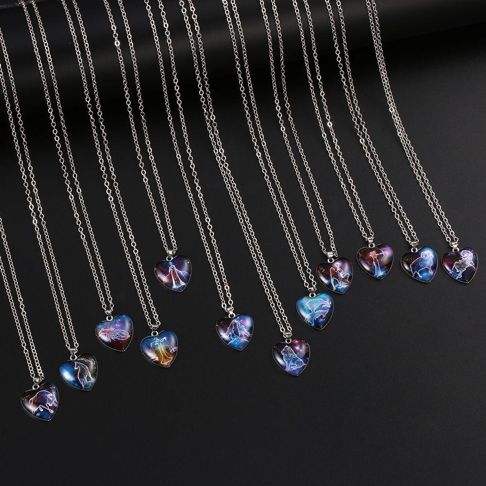 Kalung LILY Constellation Fashion Baru Hadiah Ultah Terbaik Leo Libra Scorpio Sagitarius